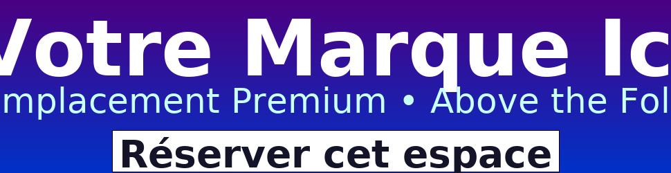 Exemple publicité above the fold