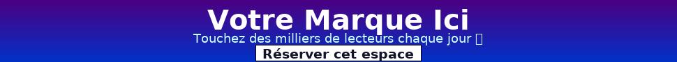 Exemple publicité header